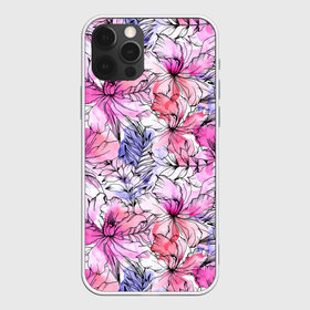 Чехол для iPhone 12 Pro Max с принтом Акварельные цветы в Курске, Силикон |  | 8 марта | flover | акварель | акварельные цветы | краски | цветы