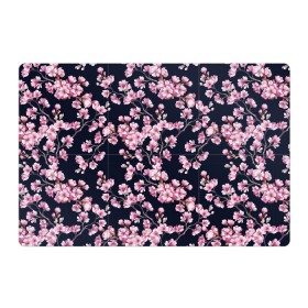 Магнитный плакат 3Х2 с принтом Сакура в Курске, Полимерный материал с магнитным слоем | 6 деталей размером 9*9 см | 8 марта | sakura | дерево в цветах | листья | сакура | цветы
