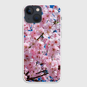 Чехол для iPhone 13 mini с принтом Цветущая Сакура в Курске,  |  | 8 марта | весна | вишня | женский день | лепестки | март | поздравления | праздник 8 марта | ромашки | сакура | цветок | цветочки | цветы | япония