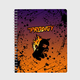 Тетрадь с принтом THE PRODIGY в Курске, 100% бумага | 48 листов, плотность листов — 60 г/м2, плотность картонной обложки — 250 г/м2. Листы скреплены сбоку удобной пружинной спиралью. Уголки страниц и обложки скругленные. Цвет линий — светло-серый
 | keith charles flint | prodigy | the prodigy | альтернативный дэнс | бигбит | брейкбит | кит флинт | лиам хоулетт | максим реалити | техно | электроник рок | электропанк