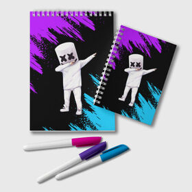 Блокнот Marshmello: в Курске, 100% бумага | 48 листов, плотность листов — 60 г/м2, плотность картонной обложки — 250 г/м2. Листы скреплены удобной пружинной спиралью. Цвет линий — светло-серый
 | dj | marshmello | marshmelloy | usa | америка | клуб | клубная музыка | мармело | маршмелло | маршмеллоу | музыка | музыкант