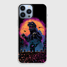 Чехол для iPhone 13 Pro Max с принтом GODZILLA | ГОДЗИЛЛА (Z) в Курске,  |  | comic con | godzilla | gojira | logo | годзилла | знаки | иероглифы | лого | монстр | фильм | чудовище