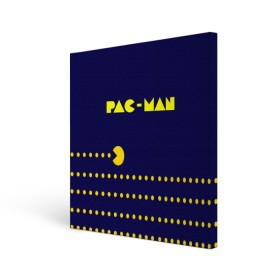 Холст квадратный с принтом PAC-MAN в Курске, 100% ПВХ |  | 1980 | game | ghostbusters | pac man | игра | монстры | охотники за привидениями | пэкмен | уровень | ход