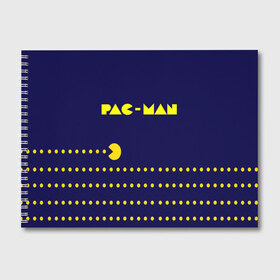 Альбом для рисования с принтом PAC-MAN в Курске, 100% бумага
 | матовая бумага, плотность 200 мг. | Тематика изображения на принте: 1980 | game | ghostbusters | pac man | игра | монстры | охотники за привидениями | пэкмен | уровень | ход