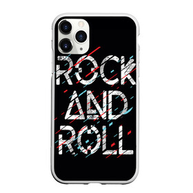 Чехол для iPhone 11 Pro матовый с принтом Rock And Roll в Курске, Силикон |  | модный | музыка | надписи | надпись | песня | рок н ролл | символы | сообщение | танец | текст | фраза | цитаты | черный