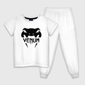 Детская пижама хлопок с принтом Venum в Курске, 100% хлопок |  брюки и футболка прямого кроя, без карманов, на брюках мягкая резинка на поясе и по низу штанин
 | Тематика изображения на принте: 