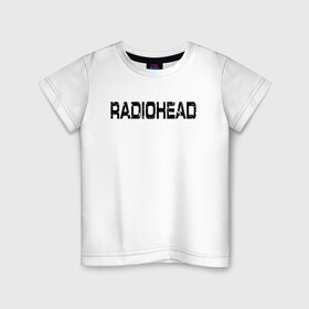 Детская футболка хлопок с принтом Radiohead в Курске, 100% хлопок | круглый вырез горловины, полуприлегающий силуэт, длина до линии бедер | radiohead | thomas edward yorke | альтернативный рок | арт рок | джонни гринвуд | инди рок | колин гринвуд | том йорк | фил селуэй | эд о’брайен | экспериментальный рок | электронная музыка