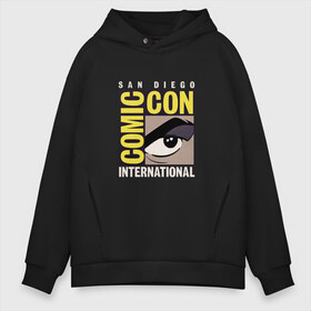 Мужское худи Oversize хлопок с принтом Comic Con в Курске, френч-терри — 70% хлопок, 30% полиэстер. Мягкий теплый начес внутри —100% хлопок | боковые карманы, эластичные манжеты и нижняя кромка, капюшон на магнитной кнопке | Тематика изображения на принте: comic con | san diego | калифорния | комик кон | комикс | лето | пальмы | пляж | поп культура | сан диего | фантастика | фестиваль