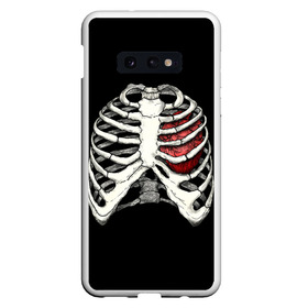 Чехол для Samsung S10E с принтом My Heart в Курске, Силикон | Область печати: задняя сторона чехла, без боковых панелей | bone | bones | chest | heart | hearts | love | organ | organs | ribs | skeleton | x ray | грудная клетка | кости | кость | орган | органы | ребра | рентген | сердца | сердце | скелет