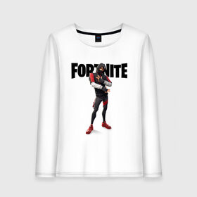 Женский лонгслив хлопок с принтом FORTNITE IKONIK в Курске, 100% хлопок |  | fortnite | fortnite 2 | fortnite x | ikonik | marshmello | ninja | ninja streamer | иконик | маршмелло | ниндзя | фортнайт | фортнайт 2 | фортнайт глава 2