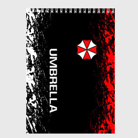 Скетчбук с принтом RESIDENT EVIL UMBRELLA в Курске, 100% бумага
 | 48 листов, плотность листов — 100 г/м2, плотность картонной обложки — 250 г/м2. Листы скреплены сверху удобной пружинной спиралью | ada wong | biohazard | leon | nemesis | project resistance | raccoon city | re | re3 | resident evil | resident evil 3 | rpd | stars | umbrella | ада вонг | амбрелла | немезис | ужасы