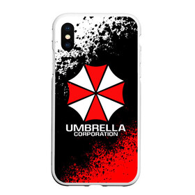 Чехол для iPhone XS Max матовый с принтом RESIDENT EVIL UMBRELLA в Курске, Силикон | Область печати: задняя сторона чехла, без боковых панелей | ada wong | biohazard | leon | nemesis | project resistance | raccoon city | re | re3 | resident evil | resident evil 3 | rpd | stars | umbrella | ада вонг | амбрелла | немезис | ужасы