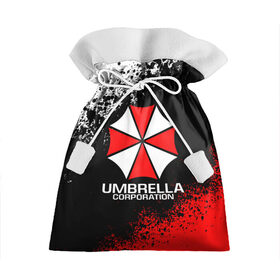 Подарочный 3D мешок с принтом RESIDENT EVIL UMBRELLA в Курске, 100% полиэстер | Размер: 29*39 см | ada wong | biohazard | leon | nemesis | project resistance | raccoon city | re | re3 | resident evil | resident evil 3 | rpd | stars | umbrella | ада вонг | амбрелла | немезис | ужасы