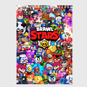 Скетчбук с принтом BRAWL STARS в Курске, 100% бумага
 | 48 листов, плотность листов — 100 г/м2, плотность картонной обложки — 250 г/м2. Листы скреплены сверху удобной пружинной спиралью | bibi | brawl stars | brock | bull | crow | dinomike | el primo | leon | mobile game | nita | poko | ricochet | sandy | shall | stars | tara | бравл старс | ворон | леон | мобильные игры