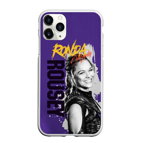 Чехол для iPhone 11 Pro матовый с принтом Ronda Rousey в Курске, Силикон |  | Тематика изображения на принте: mma | ronda rousey | rowdy | ufc | мма | ронда роузи