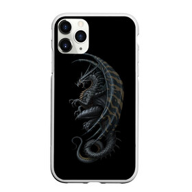 Чехол для iPhone 11 Pro Max матовый с принтом Black Dragon в Курске, Силикон |  | beast | dinosaur | dragon | fire | hunter | ice | monster | predator | reptile | динозавр | дракон | зверь | лед | ледяной | монстр | огненный | огонь | охотник | хищник