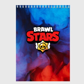 Скетчбук с принтом BRAWL STARS в Курске, 100% бумага
 | 48 листов, плотность листов — 100 г/м2, плотность картонной обложки — 250 г/м2. Листы скреплены сверху удобной пружинной спиралью | 8 bit | 8 бит | bibi | brawl stars | crow | el brown | leon | leon shark | max | mr.p | sally leon | shark | stars | virus | werewolf | акула | биби | вирус | ворон | леон | оборотень | пингвин