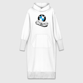 Платье удлиненное хлопок с принтом BMW в Курске,  |  | bmw | car | germany | power | prestige | автомобиль | бмв | германия | мощь | престиж