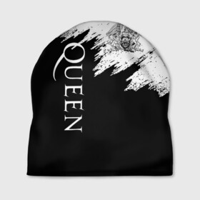 Шапка 3D с принтом QUEEN в Курске, 100% полиэстер | универсальный размер, печать по всей поверхности изделия | queen | rock | we will rock you | брайан мэи | группа queen | группа квин | джон дикон | квин | королева | король | роджер тейлор | рок | фредди меркьюри