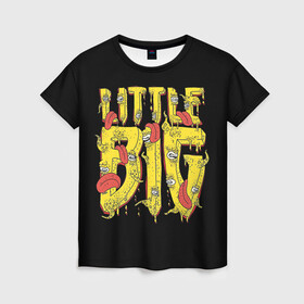 Женская футболка 3D с принтом Little Big в Курске, 100% полиэфир ( синтетическое хлопкоподобное полотно) | прямой крой, круглый вырез горловины, длина до линии бедер | 20 | 2020 | big | eurovision | little | music | биг | бузова | евровидение | ильич | литл | музыка