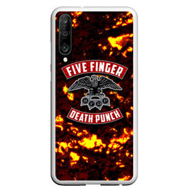 Чехол для Honor P30 с принтом Five Finger Death Punch в Курске, Силикон | Область печати: задняя сторона чехла, без боковых панелей | Тематика изображения на принте: 5fdp | death | ffdp | finger | five | five finger death punch | punch | грув метал