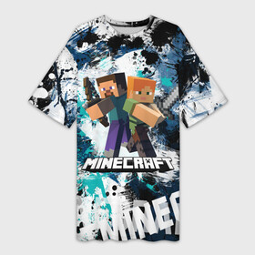 Платье-футболка 3D с принтом Minecraft   Майнкрафт в Курске,  |  | creeper | earth | game | minecraft | minecraft earth | блоки | грифер | игры | квадраты | компьютерная игра | крипер | маинкрафт | майн | майнкравт | майнкрафт