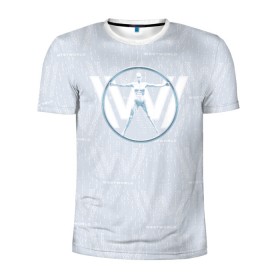 Мужская футболка 3D спортивная с принтом Westworld в Курске, 100% полиэстер с улучшенными характеристиками | приталенный силуэт, круглая горловина, широкие плечи, сужается к линии бедра | vdosadir | westworld | джонатан нолан | западный мир | лиза джой | мир дикого запада