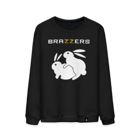 Мужской свитшот хлопок с принтом Brazzers в Курске, 100% хлопок |  | brazzers | а | бразерс | браззерс | братья | зайцы | звезда | кролики | надпись | прикол | проно хуб | сайт | 