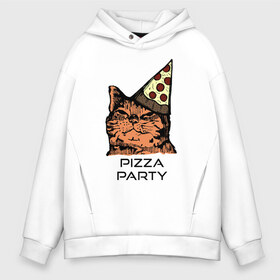 Мужское худи Oversize хлопок с принтом PIZZA PARTY в Курске, френч-терри — 70% хлопок, 30% полиэстер. Мягкий теплый начес внутри —100% хлопок | боковые карманы, эластичные манжеты и нижняя кромка, капюшон на магнитной кнопке | Тематика изображения на принте: party | pizza | pizza party | time | арт | веселье | время | для детей | животные | картинка | кот | котик | котики | пицца | пиццы | рисунок | рыжий кот