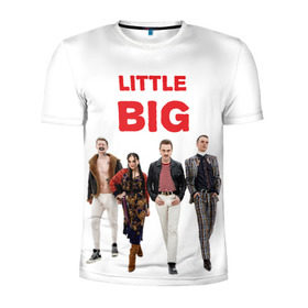Мужская футболка 3D спортивная с принтом Little Big в Курске, 100% полиэстер с улучшенными характеристиками | приталенный силуэт, круглая горловина, широкие плечи, сужается к линии бедра | little big | евровидение