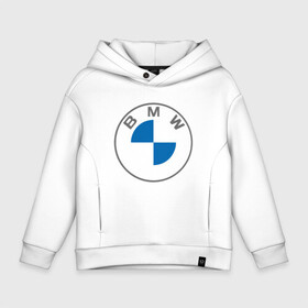 Детское худи Oversize хлопок с принтом BMW LOGO 2020 | БМВ ЛОГО 2020 в Курске, френч-терри — 70% хлопок, 30% полиэстер. Мягкий теплый начес внутри —100% хлопок | боковые карманы, эластичные манжеты и нижняя кромка, капюшон на магнитной кнопке | bmw | bmw motorsport | bmw performance | carbon | m | motorsport | performance | sport | бмв | карбон | моторспорт | спорт