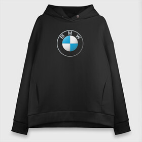 Женское худи Oversize хлопок с принтом BMW LOGO 2020 в Курске, френч-терри — 70% хлопок, 30% полиэстер. Мягкий теплый начес внутри —100% хлопок | боковые карманы, эластичные манжеты и нижняя кромка, капюшон на магнитной кнопке | bmw | bmw motorsport | bmw performance | carbon | m | motorsport | performance | sport | бмв | карбон | моторспорт | спорт