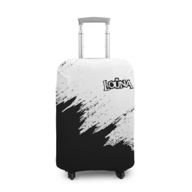 Чехол для чемодана 3D с принтом Louna в Курске, 86% полиэфир, 14% спандекс | двустороннее нанесение принта, прорези для ручек и колес | louna | tracktor bowling | альтернативный метал | альтернативный рок | гранж | лу | луна | ню метал | панк рок | хард рок