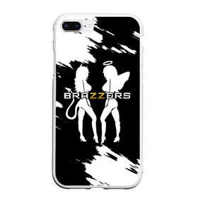 Чехол для iPhone 7Plus/8 Plus матовый с принтом Brazzers в Курске, Силикон | Область печати: задняя сторона чехла, без боковых панелей | brazzers | ана | ангел | бразерс | браззерс | братья | демон | звезда | надпись | прикол | проно хуб | сайт | 