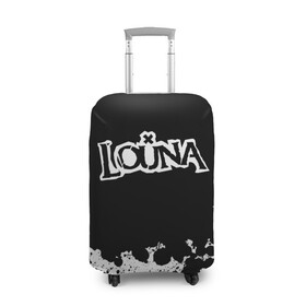 Чехол для чемодана 3D с принтом  Louna в Курске, 86% полиэфир, 14% спандекс | двустороннее нанесение принта, прорези для ручек и колес | louna | tracktor bowling | альтернативный метал | альтернативный рок | гранж | лу | луна | ню метал | панк рок | хард рок