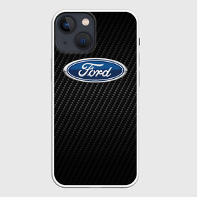 Чехол для iPhone 13 mini с принтом Ford Carbone | Форд Карбон в Курске,  |  | explorer | fiesta | focus | ford | gt40 | kuga | mondeo | mustang | авто | автомобиль | ам | куга | машина | мондео | мустанг | фиеста | фокус | форд