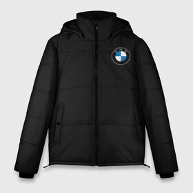 Мужская зимняя куртка 3D с принтом BMW 2020 Carbon Fiber в Курске, верх — 100% полиэстер; подкладка — 100% полиэстер; утеплитель — 100% полиэстер | длина ниже бедра, свободный силуэт Оверсайз. Есть воротник-стойка, отстегивающийся капюшон и ветрозащитная планка. 

Боковые карманы с листочкой на кнопках и внутренний карман на молнии. | Тематика изображения на принте: auto | bmw | bmw 2020 | bmw logo 2020 | carbon | carbon fiber big | hermany | бмв | бмв 2020 | бмв лого 2020 | бмв новое лого | карбон | корбон | лагатип | логатип бмв | логотип