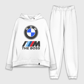 Женский костюм хлопок Oversize с принтом BMW BOSS | БМВ БОСС в Курске,  |  | bmw | bmw performance | m | motorsport | performance | бмв | бэха | моторспорт