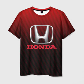 Мужская футболка 3D с принтом HONDA в Курске, 100% полиэфир | прямой крой, круглый вырез горловины, длина до линии бедер | 2020 | accord | auto | civic | honda | sport | авто | автомобиль | автомобильные | аккорд | акорд | бренд | марка | машины | спорт | хонда | цивик