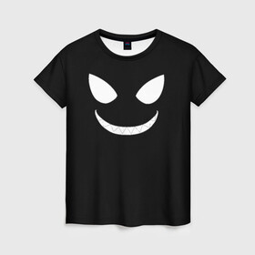 Женская футболка 3D с принтом Shinra Smile, Fire Force в Курске, 100% полиэфир ( синтетическое хлопкоподобное полотно) | прямой крой, круглый вырез горловины, длина до линии бедер | anime | enen no shouboutai | fire force | pusu pusu | shinra | аниме | пламенная бригада пожарных | шинра кусакабэ