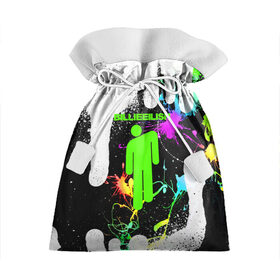 Подарочный 3D мешок с принтом BILLIE ELLISH в Курске, 100% полиэстер | Размер: 29*39 см | billie eilish | singer | айлиш | бейрд о’коннелл | билли | билли айлиш | брюнетка | певица
