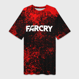 Платье-футболка 3D с принтом FARCRY в Курске,  |  | far cry | far cry 5 | far cry new dawn | far cry primal | farcry | fc 5 | fc5 | game | new dawn | primal | игры | постапокалипсис | фар край | фар край 5