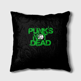 Подушка 3D с принтом Punks Not Dead в Курске, наволочка – 100% полиэстер, наполнитель – холлофайбер (легкий наполнитель, не вызывает аллергию). | состоит из подушки и наволочки. Наволочка на молнии, легко снимается для стирки | Тематика изображения на принте: art | punk | punks not dead | rock | sons of anarchy | анархия | арт | группа | егор летов | логотип | музыка | надпись | панк | панк рок | прикольная | рок | свобода | хаос