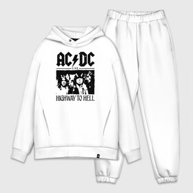 Мужской костюм хлопок OVERSIZE с принтом AC DC highway to hell в Курске,  |  | ac dc | acdc | acdc ас дс | angus | back in black | highway to hell | mckinnon | young | австралийская | ангус янг | ас дс | асдс | блюз | в форме | гитара | группа | крис слэйд | метал | молния | музыка | п | певец | рок | рок н ролл