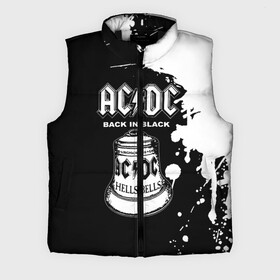 Мужской жилет утепленный 3D с принтом AC DC Back in Black в Курске,  |  | ac dc | acdc | acdc ас дс | angus | back in black | highway to hell | mckinnon | young | австралийская | ангус янг | ас дс | асдс | блюз | в форме | гитара | группа | крис слэйд | метал | молния | музыка | п | певец | рок | рок н ролл