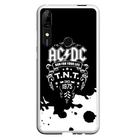 Чехол для Honor P Smart Z с принтом AC DC T N T в Курске, Силикон | Область печати: задняя сторона чехла, без боковых панелей | ac dc | acdc | acdc ас дс | angus | back in black | highway to hell | mckinnon | young | австралийская | ангус янг | ас дс | асдс | блюз | в форме | гитара | группа | крис слэйд | метал | молния | музыка | п | певец | рок | рок н ролл