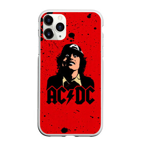 Чехол для iPhone 11 Pro Max матовый с принтом AC DC в Курске, Силикон |  | ac dc | acdc | acdc ас дс | angus | back in black | highway to hell | mckinnon | young | австралийская | ангус янг | ас дс | асдс | блюз | в форме | гитара | группа | крис слэйд | метал | молния | музыка | п | певец | рок | рок н ролл