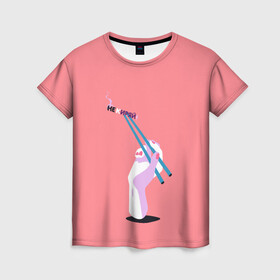 Женская футболка 3D с принтом Не киряй  в Курске, 100% полиэфир ( синтетическое хлопкоподобное полотно) | прямой крой, круглый вырез горловины, длина до линии бедер | mukka | кисть | мукка | не киряй | не кури | палочки | рука | суши | три дня дождя