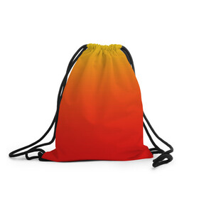 Рюкзак-мешок 3D с принтом Оранж в Курске, 100% полиэстер | плотность ткани — 200 г/м2, размер — 35 х 45 см; лямки — толстые шнурки, застежка на шнуровке, без карманов и подкладки | orange | желто красный | кислотный | красно желтый | оранж | переход | текстуры | яркий