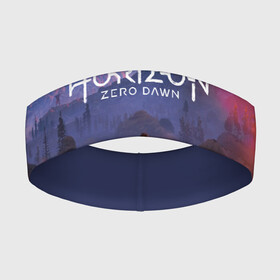 Повязка на голову 3D с принтом HORIZON ZERO DAWN в Курске,  |  | aloy | antasy girl | art | artwork | digital art | fantasy | horizon | horizon: zero dawn | landscape | tallneck | warrior fantasy | weapon | zero dawn